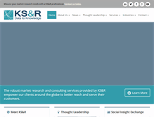 Tablet Screenshot of ksrinc.com